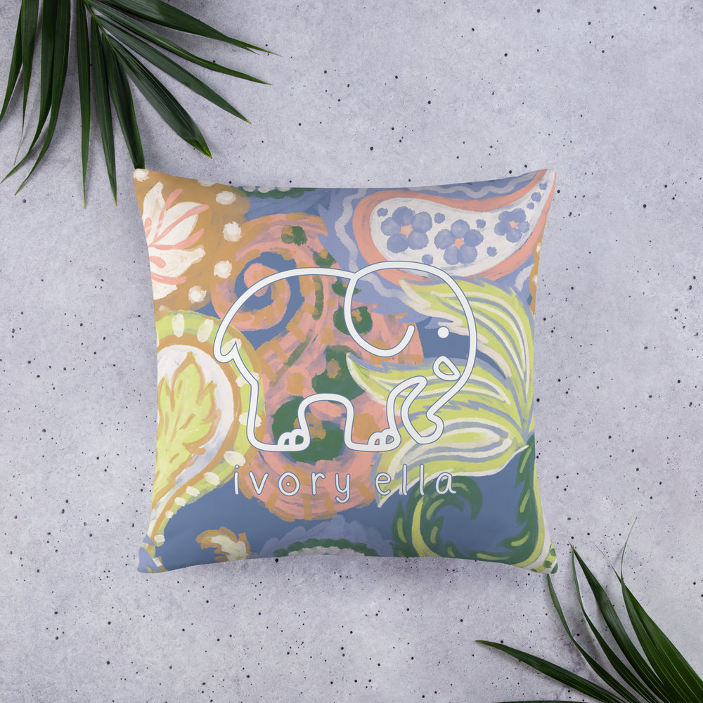 Safari Paisley Basic Pillow