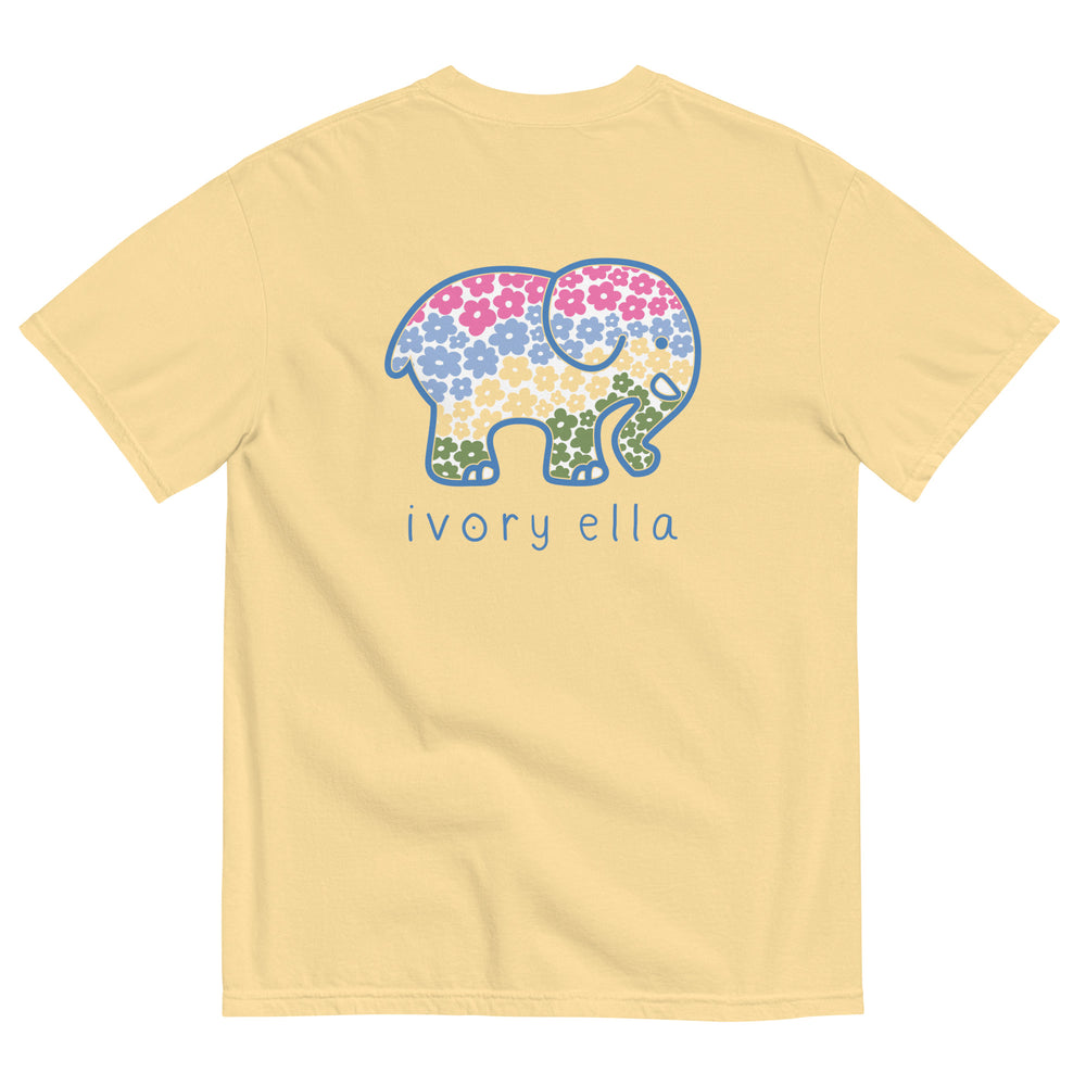 Flowy Flowers Unisex Heavyweight T-shirt