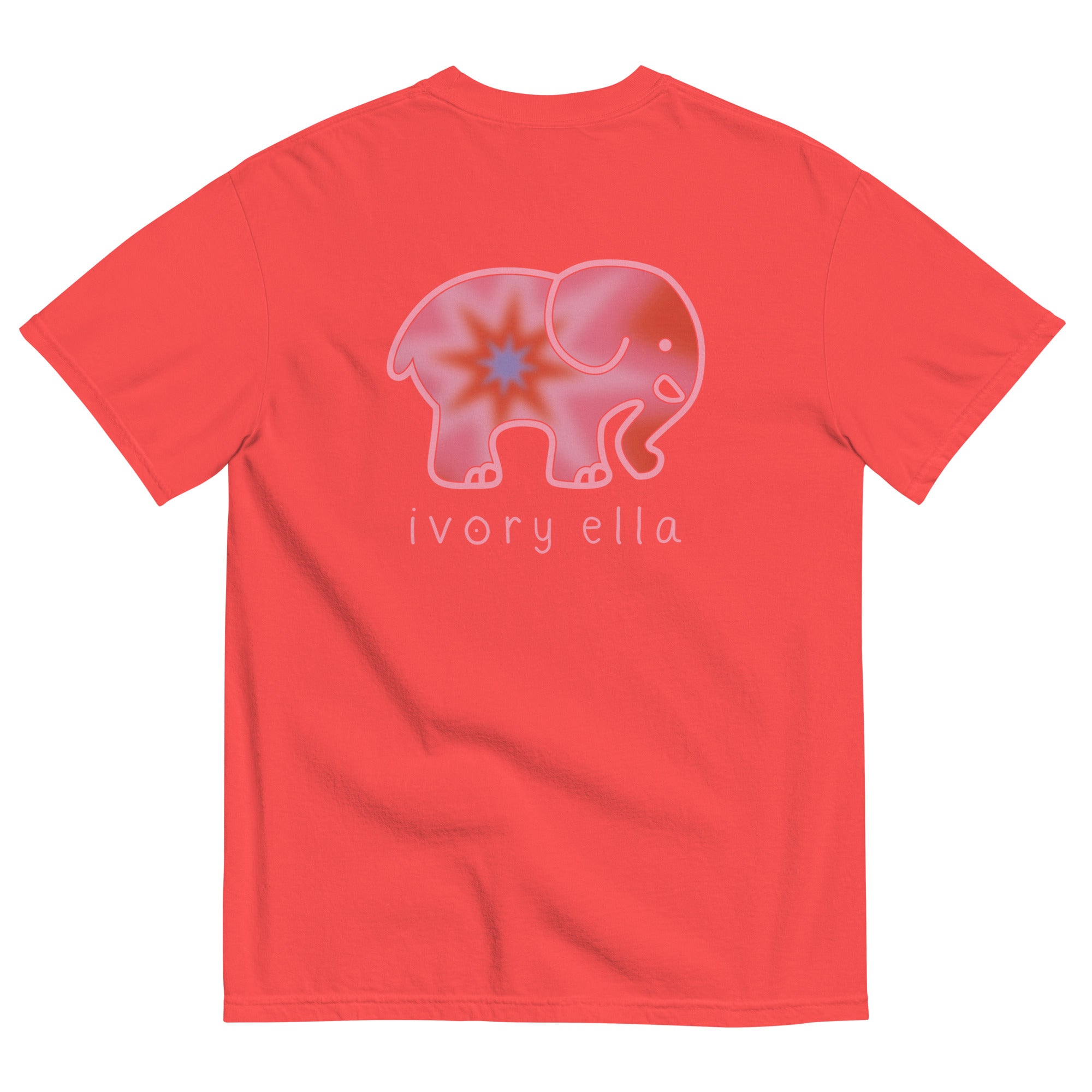 Red Aura Unisex Heavyweight T-shirt