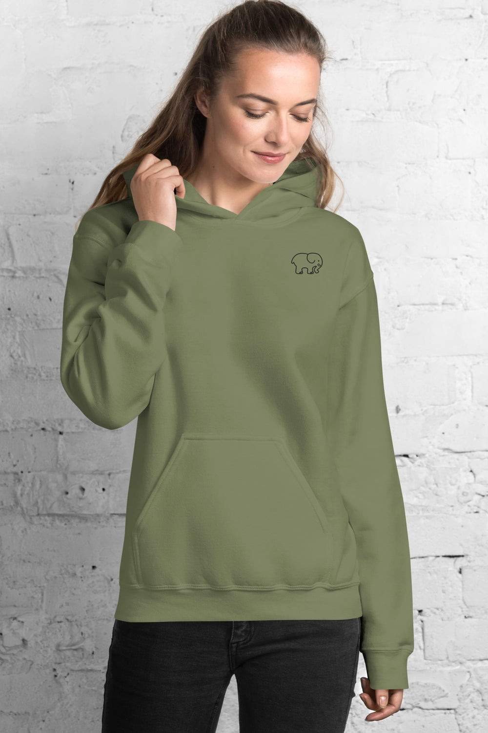 Elephant Doodles Unisex Hoodie